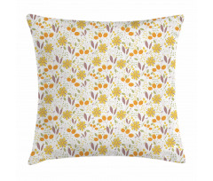 Autumn Field Foliage Pillow Cover