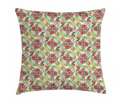 Watercolor Lily Bouquet Pillow Cover