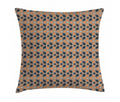 Retro Autumn Foliage Pillow Cover