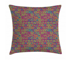Clovers in Squares Pillow Cover