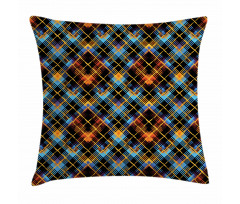 Modern Geometric Tartan Pillow Cover
