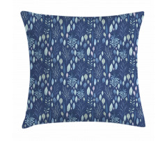 Watercolor Leaves Art Pillow Cover