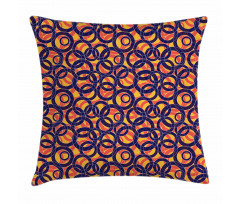 Big Small Ring Shapes Pillow Cover