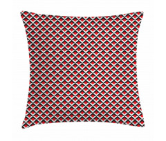 Vibrant Grid Tile Pillow Cover