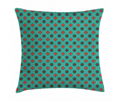 Geometric Retro Motifs Pillow Cover