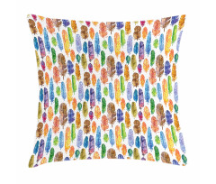 Watercolor Style Art Print Pillow Cover
