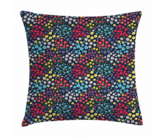 Colorful Spring Blossoms Pillow Cover