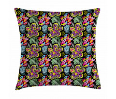 Vibrant Floral Pillow Cover