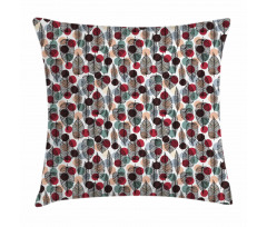 Vintage Polka Dot Design Pillow Cover