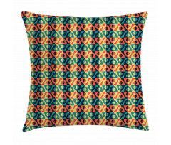Grid Style Square Pattern Pillow Cover
