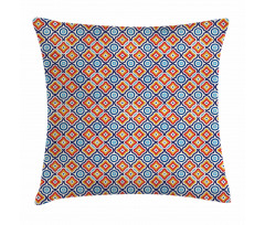 Oriental Geometric Motif Pillow Cover