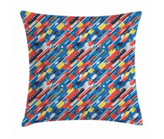 Diagonal Shapes Design Pillow Cover