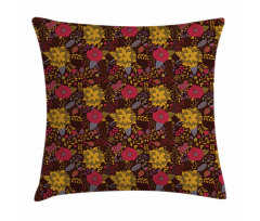 Botanical Pattern Pillow Cover