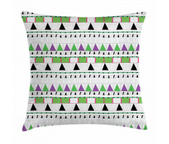 Tribal Triangle Design Pillow Cover