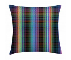 Crossed Stripes Design Pillow Cover