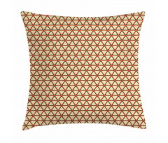 Grid Style Triangles Pillow Cover