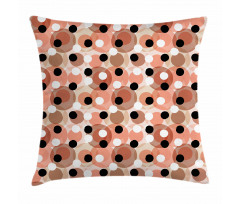 Pastel Grunge Circles Pillow Cover