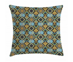 Bullseye Modern Mosaic Pillow Cover