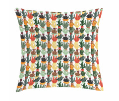 Mexican Succulent Plant Pillow Cover