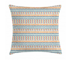 Doodle Colorful Shapes Pillow Cover