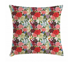 Romantic Bouquet Design Pillow Cover