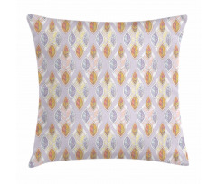 Cartoon Style Foliage Pillow Cover
