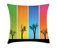 Colorful Banners Autumn Pillow Cover