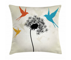 Fauna and Flora Pattern Pillow Cover