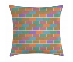 Vintage Brick Wall Pillow Cover