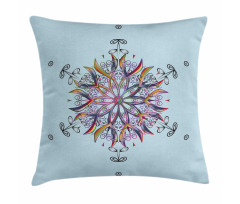 Doodle Motif Pillow Cover