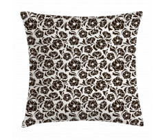 Nostalgic Flora Pattern Pillow Cover