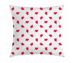 Cartoon Hearts Love Pillow Cover