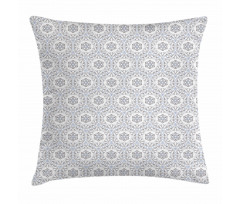 Scroll Curls Mosaic Tile Pillow Cover