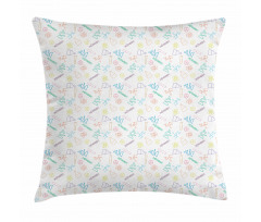 Chemistry Instruments Pillow Cover