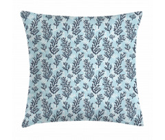 Coral Seaweed Pillow Cover