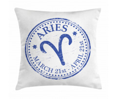 Vintage Stamp Sign Pillow Cover