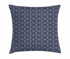 Repeating Pattern Retro Pillow Cover