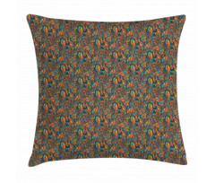 Botanical Vintage Garden Pillow Cover