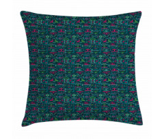 Vibrant Color Geometric Pillow Cover