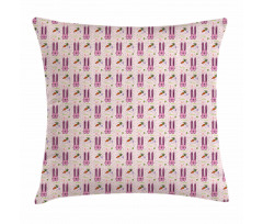 Cartoon Bunny Characters Pillow Cover