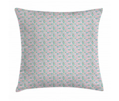 Sketchy Rhombus Cells Pillow Cover