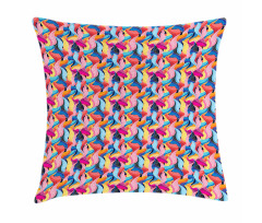 Abstract Unusual Waves Pillow Cover