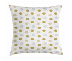 Circular Shapes Design Pillow Cover
