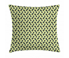 Abstract Grid Style Retro Pillow Cover