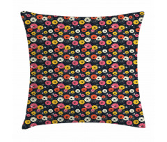 Colorful Spring Blooms Pillow Cover