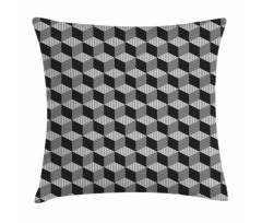 Monochrome Cube Pillow Cover