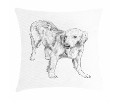 Young Dog Art Pillow Cover