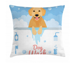 Dog Wash Bath Pillow Cover