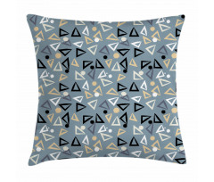 Triangles Blots Pillow Cover