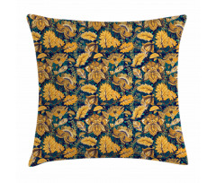 Medieval Exotic Garden Pillow Cover